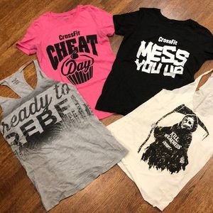 Crossfit shirts lot
